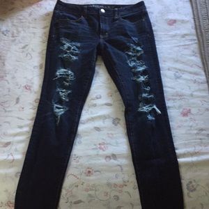 Reposh EUC American Eagle Ripped Jeggings